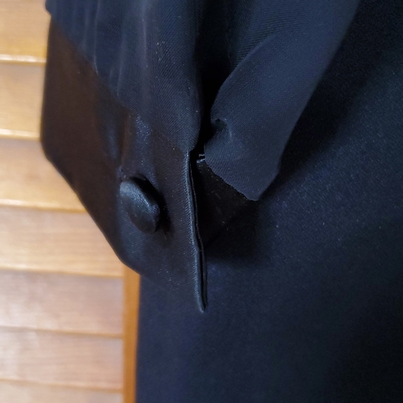 Helene Blake 2-Piece Black Tuxedo Dress w/ Jacket - Picture 6 of 7